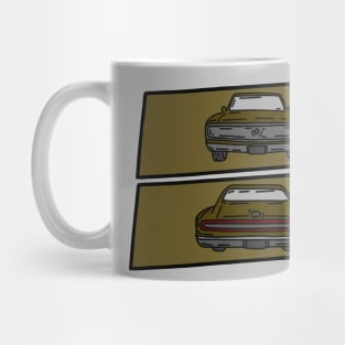 collection vintage muscle car Mug